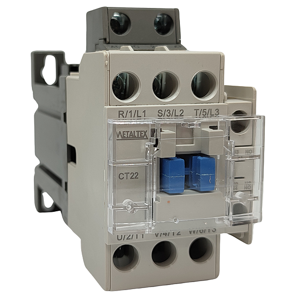 CT22-B0-311 CONTATOR TRIPOLAR 22A/AC3 1NA+1NF I20638 METALTEX