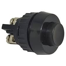 BI101/01 SEM COLA NO ARO BOTÃO 015 REDONDO PRETO COM PINO PRETO 1NA 11500901 SCHMERSAL