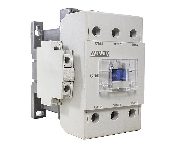 CT50-B5-322 CONTATOR TRIPOLAR 55A/AC3 24VCA 2NA+2NF I19744 METALTEX