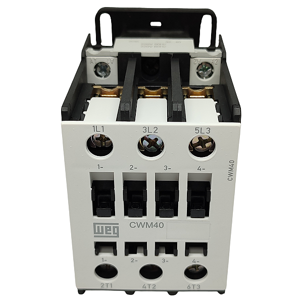 CWM40-00-30D23 CONTATOR TRIPOLAR 3NA 40A 220V 50/60HZ 10045504 WEG