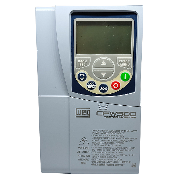 CFW500B16P0T2DB20G2 INVERSOR DE FREQUÊNCIA 200-240V TRIFÁSICO IP20 15575202 WEG