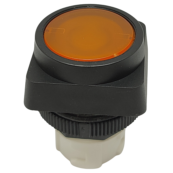 BPQ2/14 BOTÃO 022 ILUMINADO FACEADO QUADRADO AMARELO 13076114 SCHMERSAL