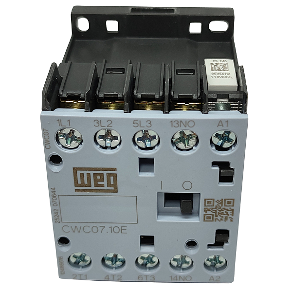 CWC07-10-30V15 MINI CONTATOR 7A 1NA 95V 50HZ/60HZ 110V 12486616 WEG