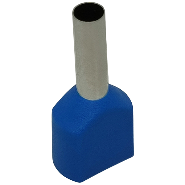 PZCY-TE2510-BLUE ILHOS DUPLO PRÉ-ISOLADO 2,5 MM² CONDUTOR 10MM AZUL PENZEL 100 UNID.