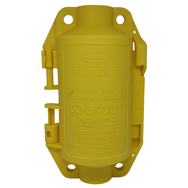 HLD CONECTOR DE BLOQUEIO TWIST-LOCK PARA PLUG ACOPLÁVEL AMARELO HUBBELL