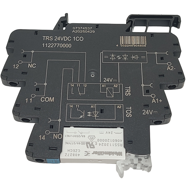 TRS 24VDC 1CO ACOPLADOR A RELÉ 1122770000 WEIDMULLER
