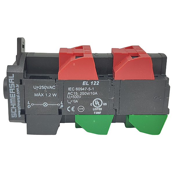 EL122 ELEMENTO DE CONTATO SOQ BA9S 2NA+2NF 140004 SCHMERSAL