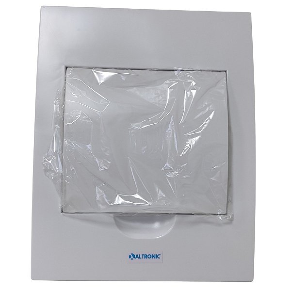 5QDAEMBR6DIN QUADRO DE DISTRIBUIÇÃO DE EMBUTIR TAMPA BRANCA P/6 DISJUNTORES ALTRONIC