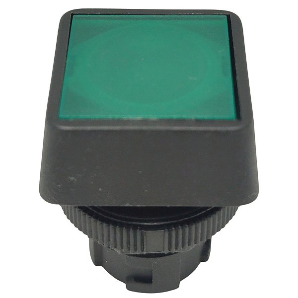 QP2/15 BOTÃO 022 ILUMINADO QUADRADO FACEADO VERDE 13009315 SCHMERSAL