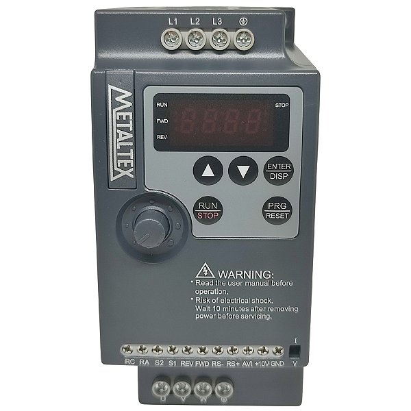 IF10-403-3 INVERSOR DE FREQUÊNCIA ESCALAR COMPACTO 3HP 380V TRIFÁSICO I22997 METALTEX