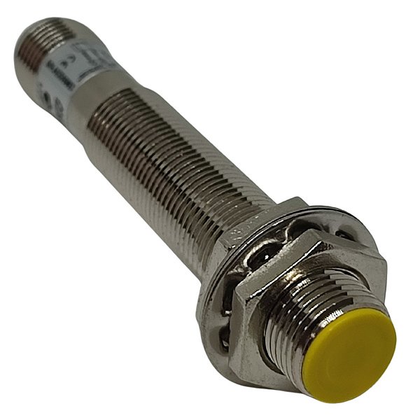 I12-2-CNC-K12 SENSOR INDUTIVO FACEADO 2MM NPN COM CONECTOR M12 1NA + 1NF COM PROTEÇÃO CONTRA CURTO C I27823 METALTEX