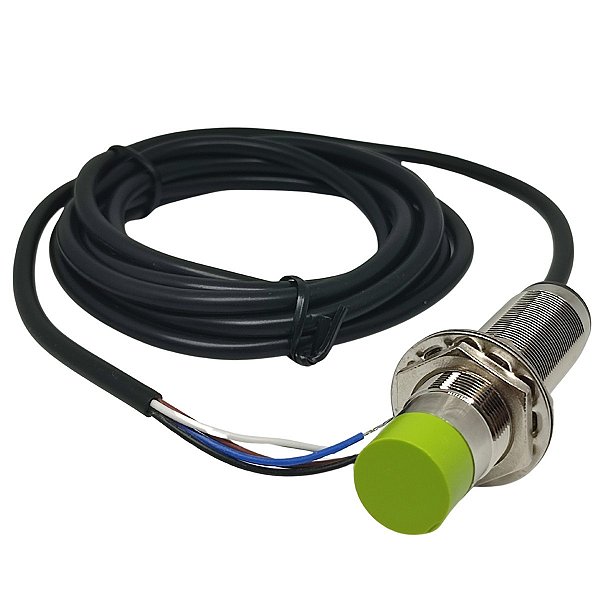 C18-8-DPC SENSOR CAPACITIVO NÃO FACEADO M18 8MM PNP 4 FIOS 1NA + 1NF I06697 METALTEX