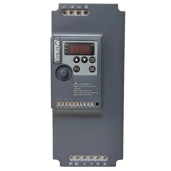 IF10-410-3 INVERSOR DE FREQUÊNCIA ESCALAR COMPACTO 10HP 380V TRIFÁSICO I23000 METALTEX