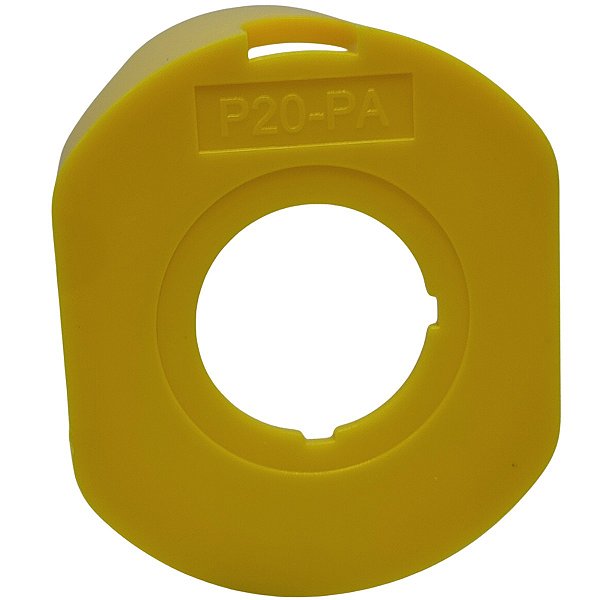 P20-PA PROTETOR PLÁSTICO AMARELO PARA BOTÃO EMERGÊNCIA 22MM I16995 METALTEX