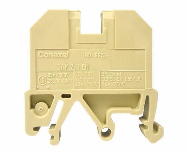 SAK 2,5 EN CONECTOR DE PASSAGEM (BORNE) C0279960100 BEGE WEIDMULLER CONEXEL