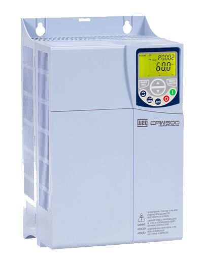 CFW500D28P0T2DB20 INVERSOR DE FREQUÊNCIA TRIFÁSICO 10CV 220V 28A WEG 12608407