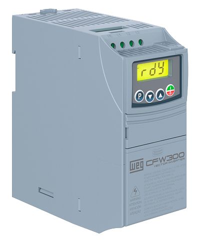 CFW300A06P0S2NB20 INVERSOR DE FREQUÊNCIA MONOFÁSICO 1,5CV 6A 220V WEG 13059327