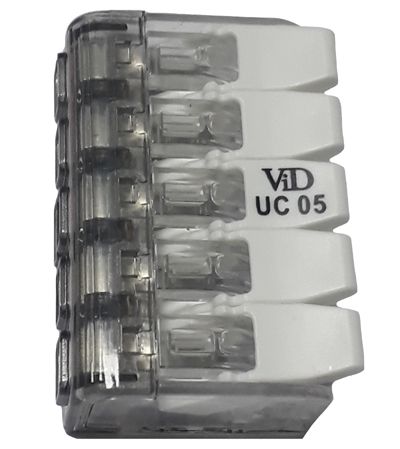 K001-425 450 UC05 CONECTOR DE ENGATE RÁPIDO 5 FIOS 4,0mm 7398 WECO