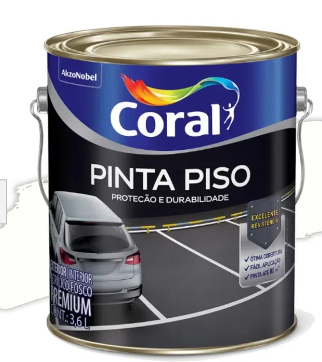 TINTA ACRILICA PISO BRANCO 3,6L CORAL