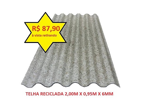 Promo Telha Reciclada Tetrapack
