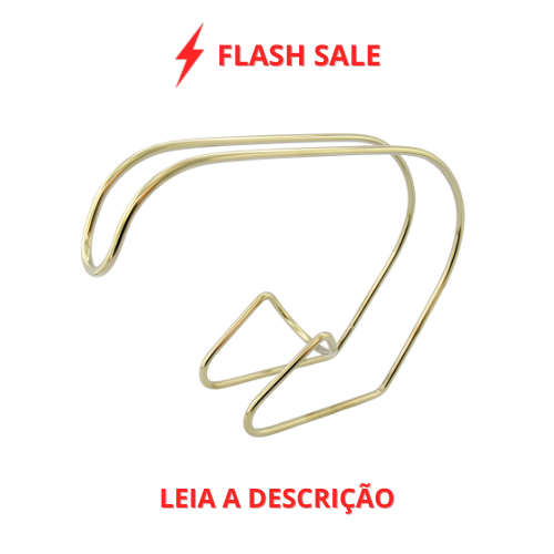 Suporte para Garrafa Lena Dourado em Aço Inox