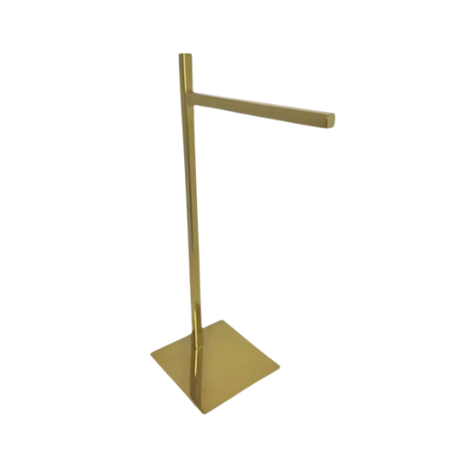 Toalheiro Haia Dourado em Aço Inox