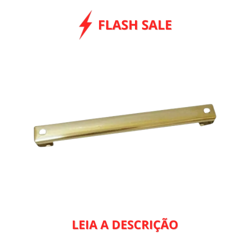 Porta Utensílios de Parede Lena Dourado em Aço Inox 40cm