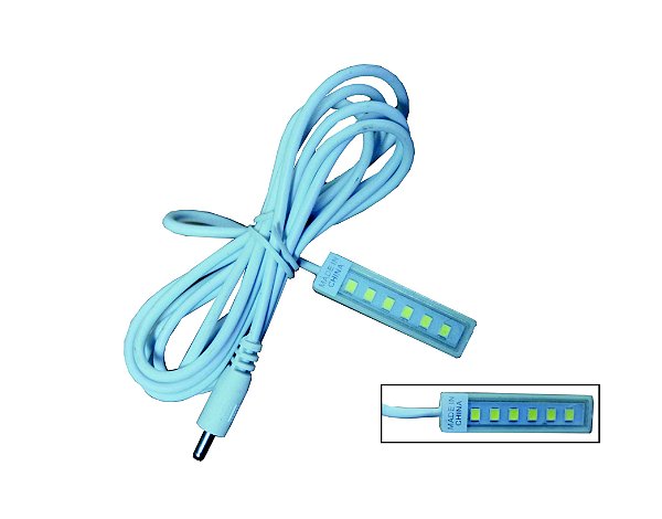 Luminária de 6 LED's Palito com Imã para Máquina de Costura