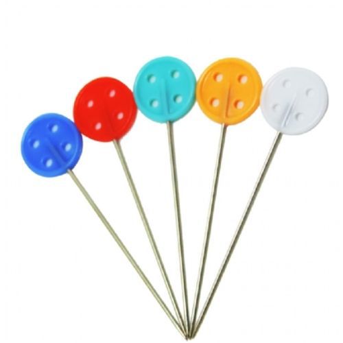 Alfinete Cabeça de Botão para Patchwork 80 PÇS