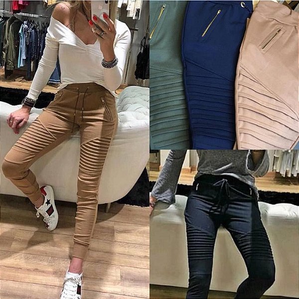 calça capri bengaline