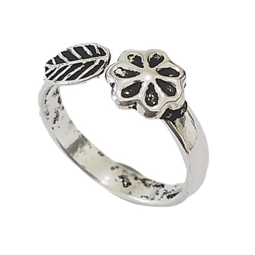 Falange De Prata Folhas – Joia em Prata 925 de Qualidade