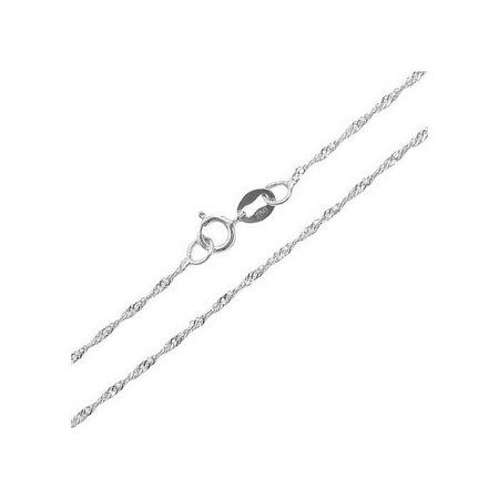 Corrente De Prata Singapura 40Cm – Joia em Prata 925 de Qualidade