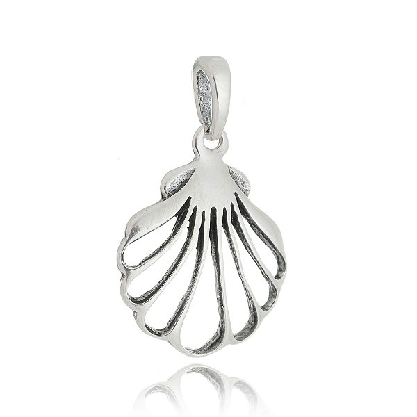 Pingente De Prata Concha – Joia em Prata 925 de Qualidade