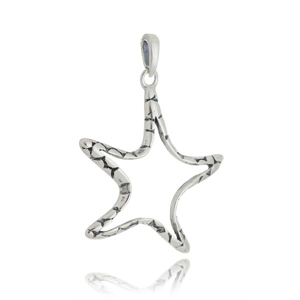 Pingente De Prata Estrela Do Mar – Joia em Prata 925 de Qualidade