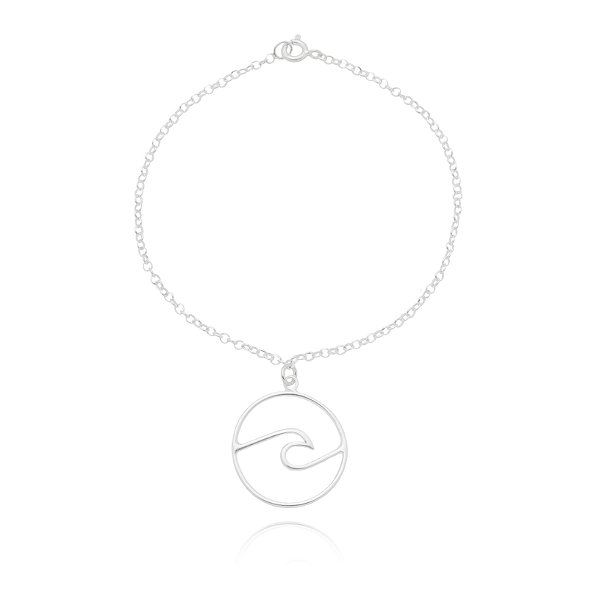 Pulseira De Prata Onda Do Mar – Joia em Prata 925 de Qualidade