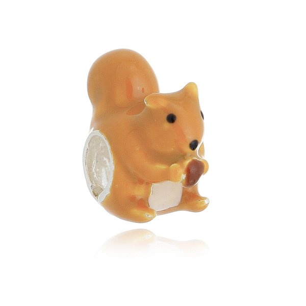 Berloque De Prata Esquilo – Joia em Prata 925 de Qualidade