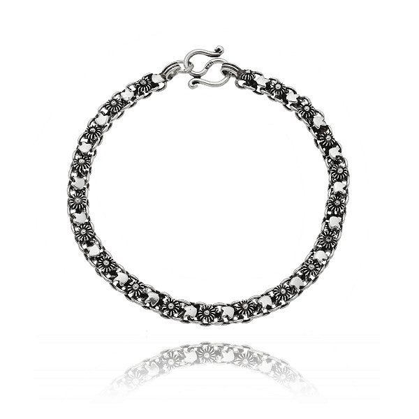 Pulseira De Prata Pikun Coroa – Joia em Prata 925 de Qualidade