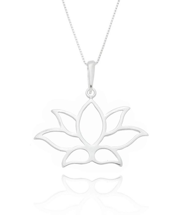 Colar De Prata Lotus – Joia em Prata 925 de Qualidade
