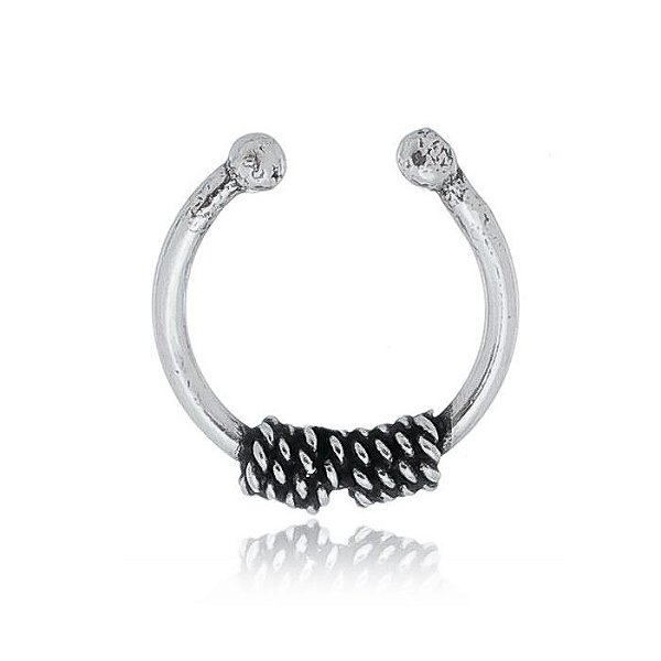 Brinco De Prata Detalhe Torcidinho Bali – Joia em Prata 925 de Qualidade