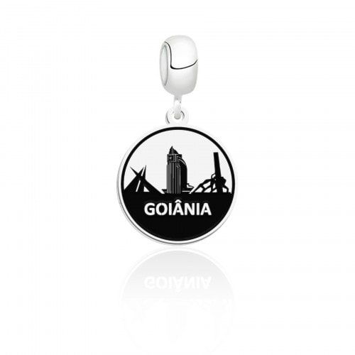 Berloque De Prata Cidades Goiania – Joia em Prata 925 de Qualidade