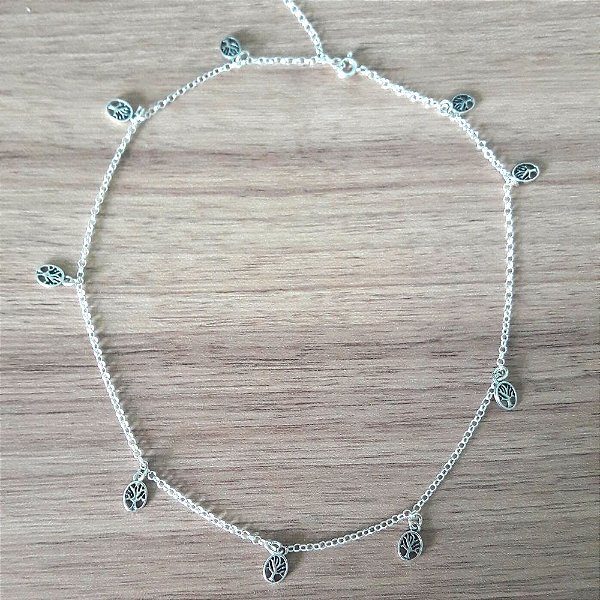 Choker De Prata Árvore Da Vida – Joia em Prata 925 de Qualidade