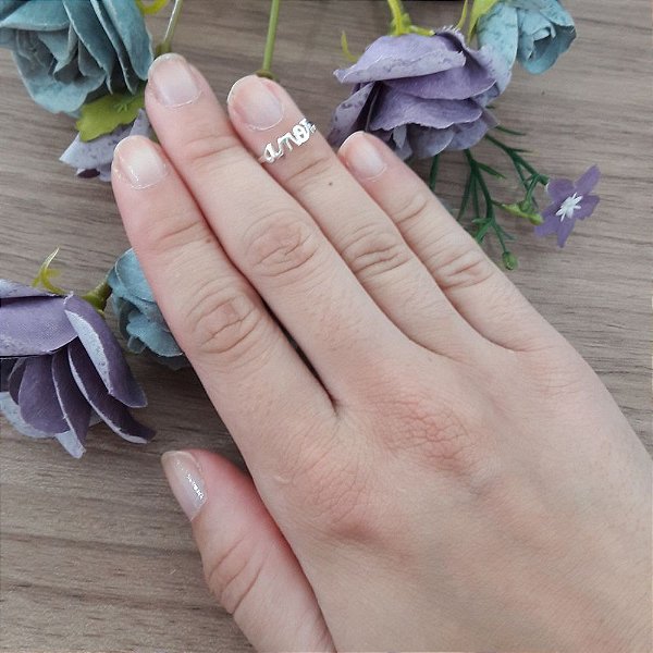 Anel Prata Falange Amor – Joia em Prata 925 de Qualidade