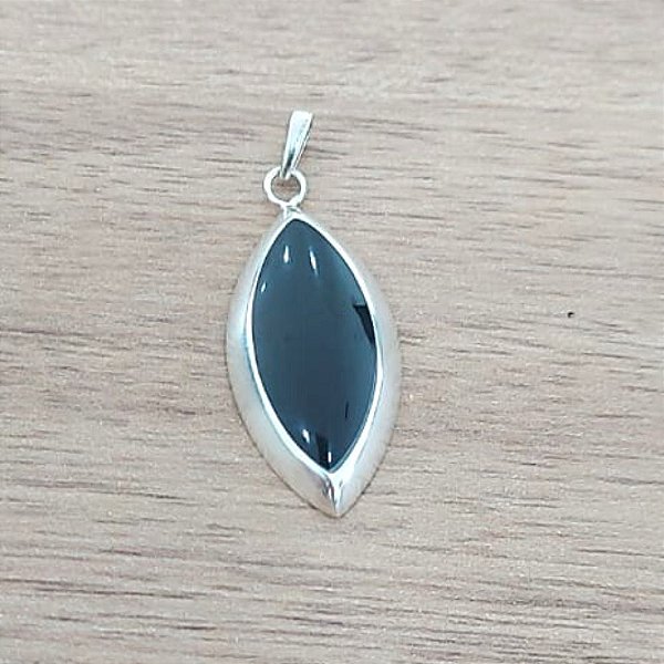 Pingente De Prata Onix – Joia em Prata 925 de Qualidade