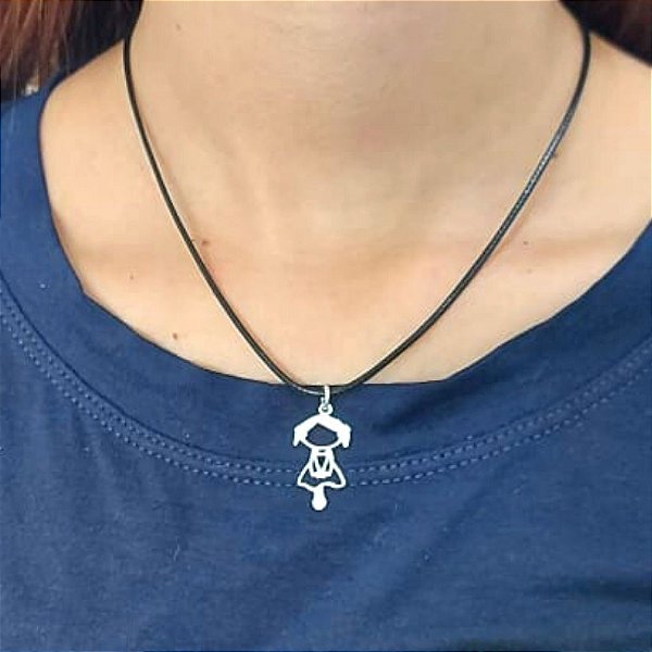 Choker Courinho Menina  – Joia em Prata 925 de Qualidade