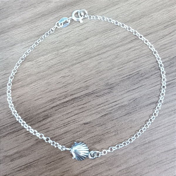 Pulseira De Prata Bali Concha – Joia em Prata 925 de Qualidade