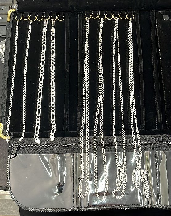 Kit Revenda Correntes E Pulseiras De Prata Masculina - Kit 4 – Joia em Prata 925 de Qualidade