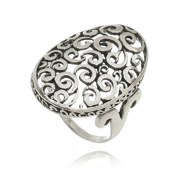 Anel De Prata De Bali Bekasi – Joia em Prata 925 de Qualidade