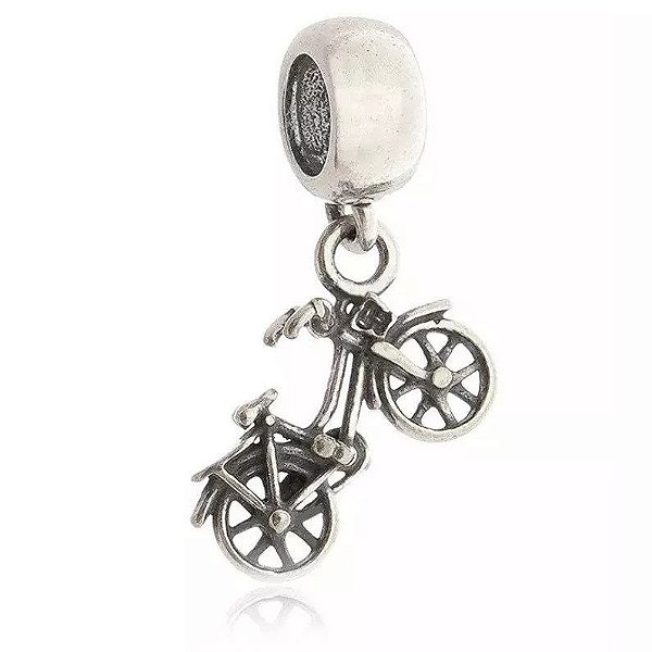 Berloque De Prata Bicicleta – Joia em Prata 925 de Qualidade
