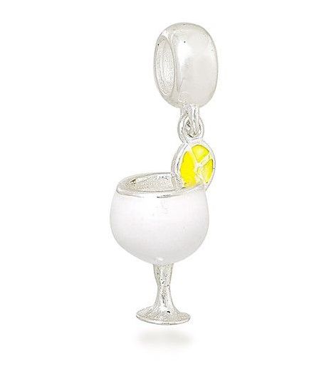 Berloque De Prata Taça De Drink – Joia em Prata 925 de Qualidade
