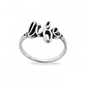 Anel De Prata Life – Joia em Prata 925 de Qualidade